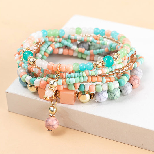 Multi-layered bracelets, personalized and versatile handmade bohemian bracelets