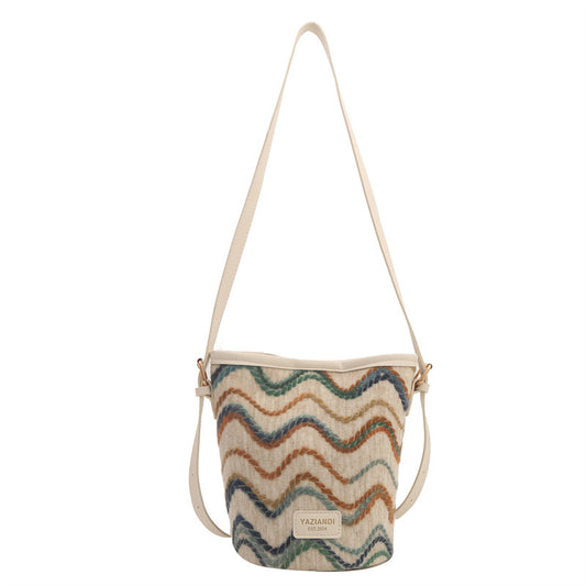 Travel bag ethnic characteristics crossbody bag bucket bag