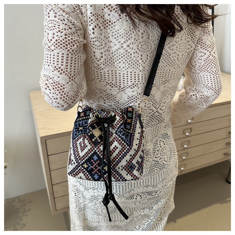 Travel bag new style small shoulder bag ethnic style